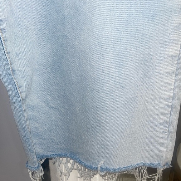 Women’s high waisted Wide Leg Ankle cropped Dual Wash Jeans - Picture 5 of 16